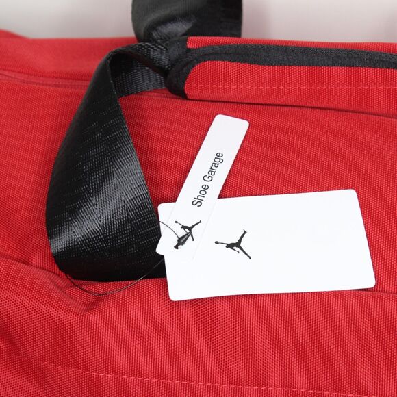 Nike Air Jordan Jumpman Sport Duffel Bag Gym Red Shoe Garage Size M 60L New - Picture 5 of 7